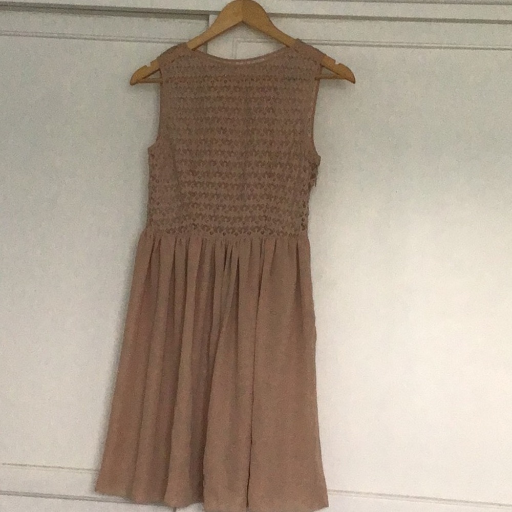 Anerican Apparel beige dress
